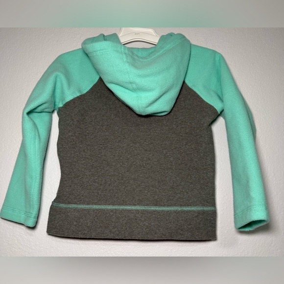 The North Face 2T Toddler mint/gray Jacket hoodie - Picture 4 of 5